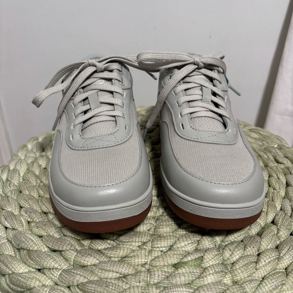 Vessi Courtside Classic Fog Gray Waterproof Lace Up Low Top Sneakers NWOB - Picture 8 of 13